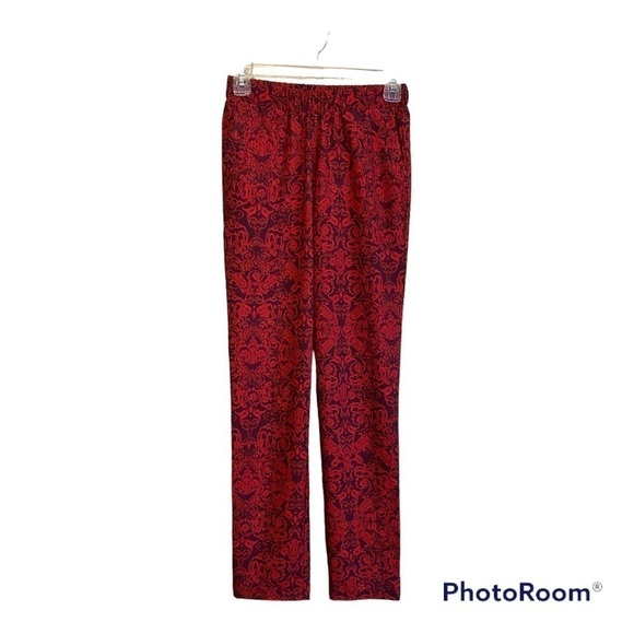 Disney Alice Through The Looking Glass By G | Womens Red Pants | Size 4 - Picture 2 of 9
